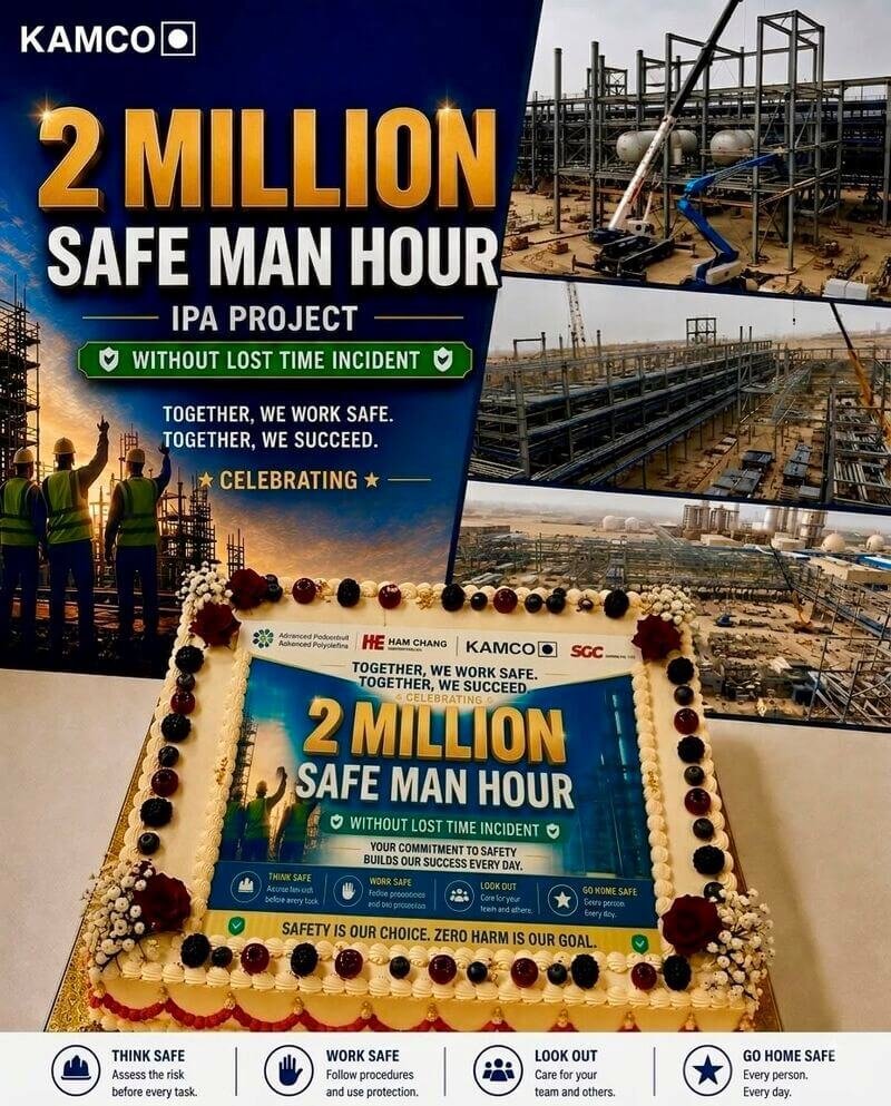 Celebrating 2 Million Safe Man-Hours Without a Lost Time Incident